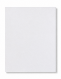 Single white chipboard sheet