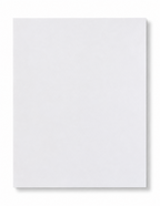 Single white chipboard sheet