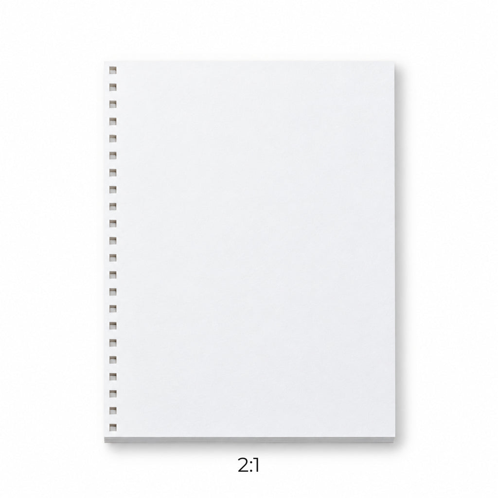 Prepunched White Paper — Choose Your Pack & Punch