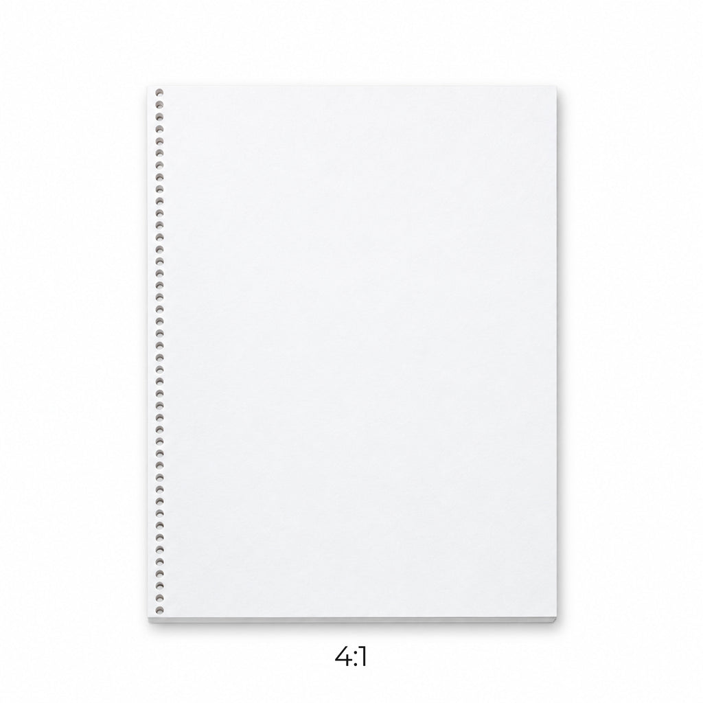 Prepunched White Paper — Choose Your Pack & Punch