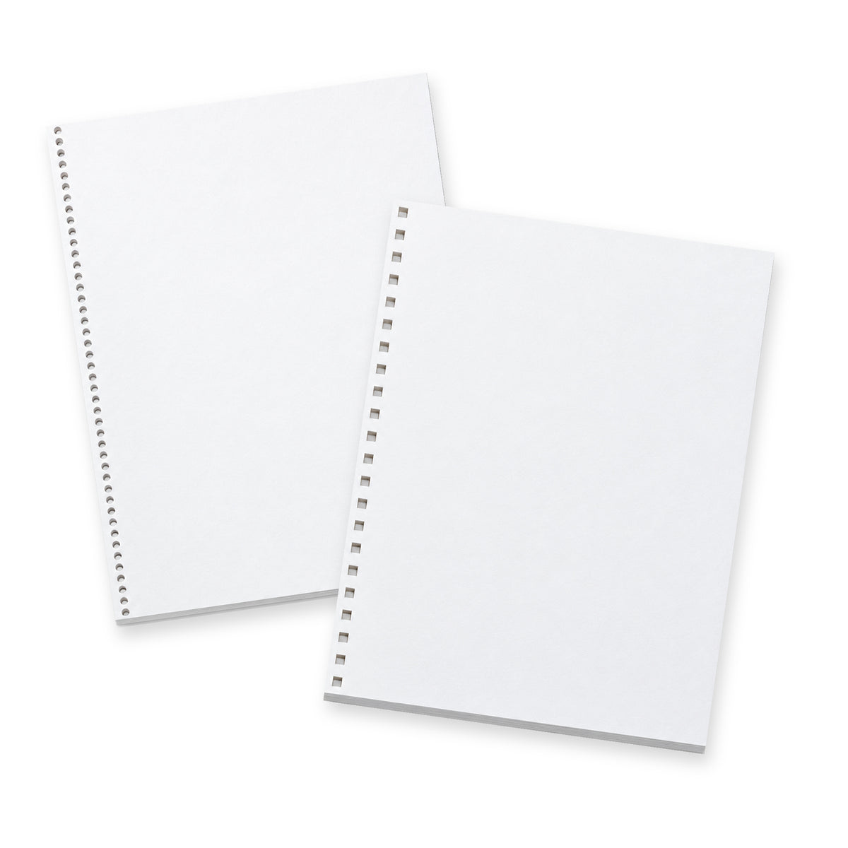 Prepunched White Paper — Choose Your Pack & Punch