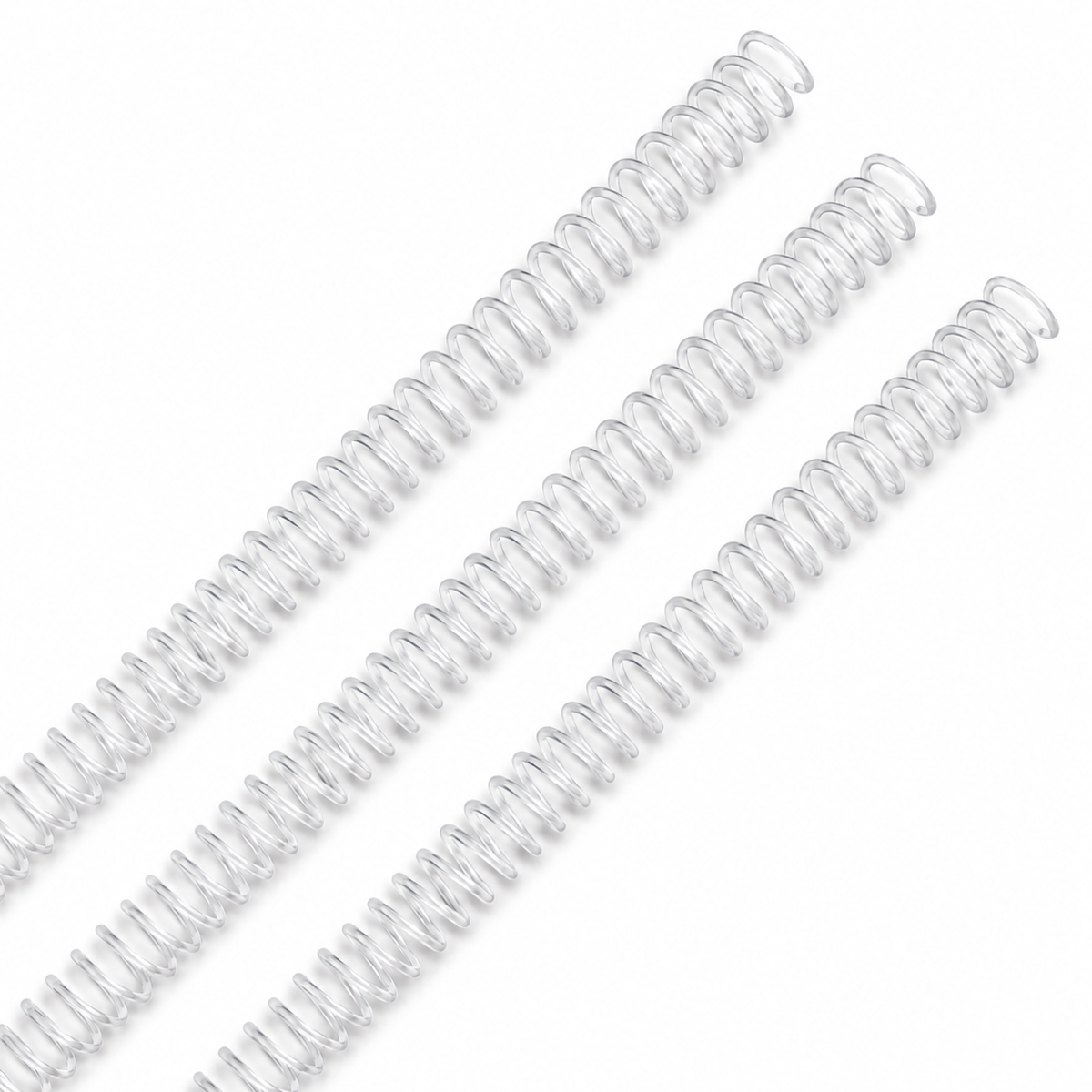 4:1 Plastic Binding Coils — Choose Your Color & Size (3-Pack)