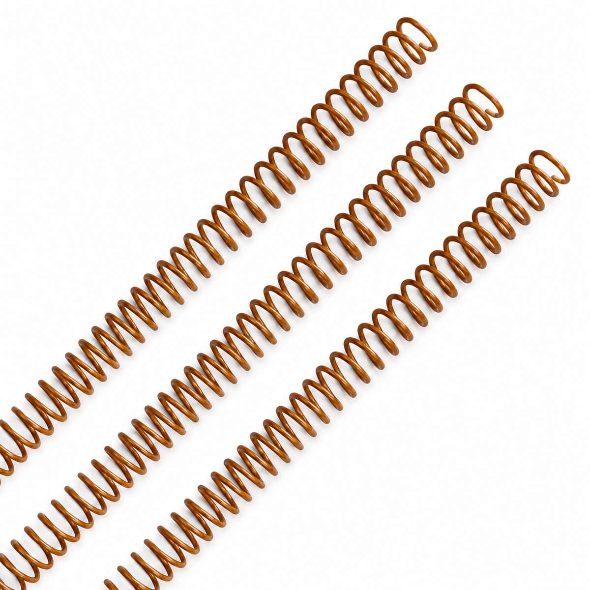4:1 Plastic Binding Coils — Choose Your Color & Size (3-Pack)
