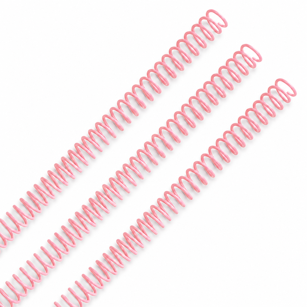 4:1 Plastic Binding Coils — Choose Your Color & Size (3-Pack)