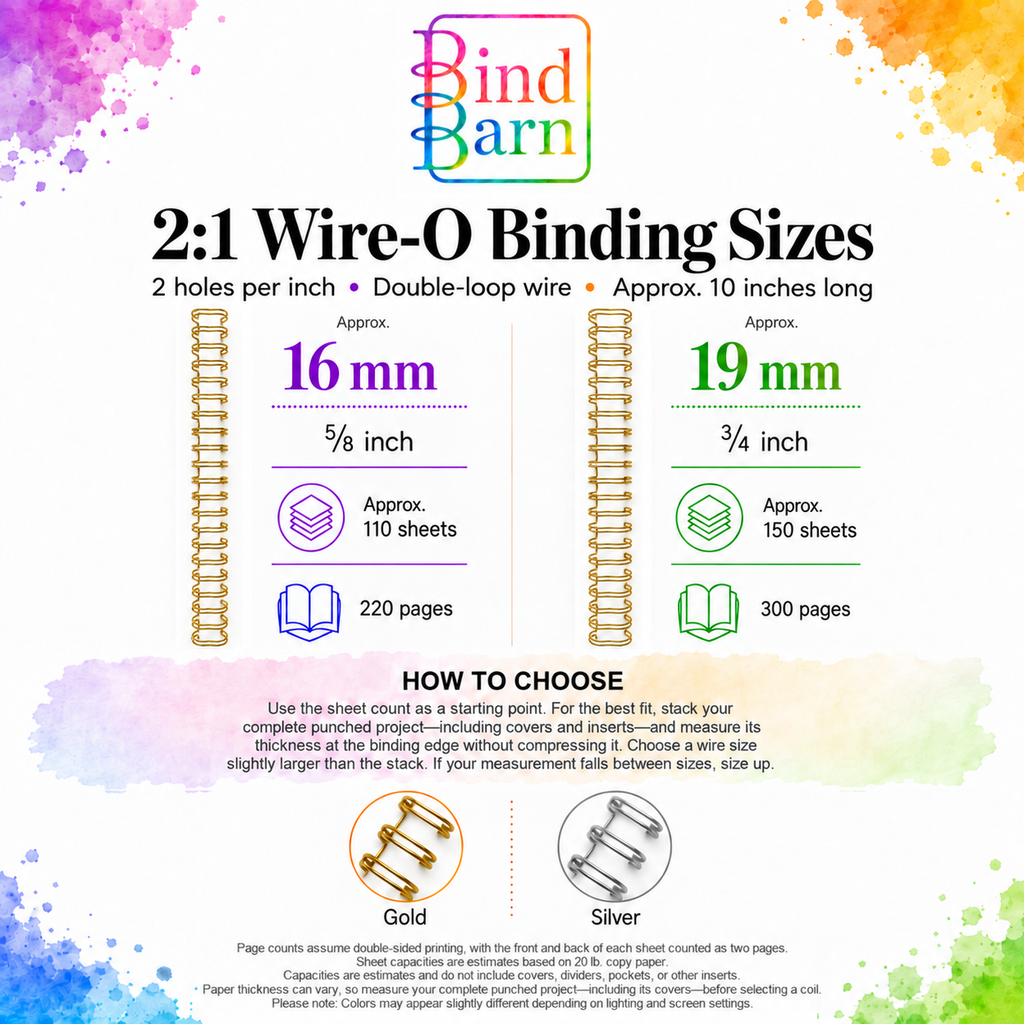 Try Every Color — 2:1 Twin-Loop Wire Sampler (2-Pack)
